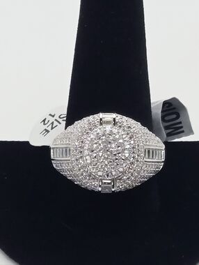 Men's Moissanite 925 Iced Out Ring Sz 12